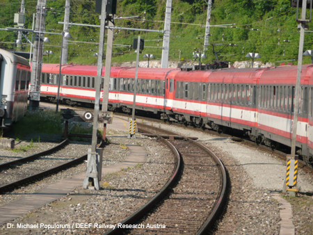 Eisenbahn Flgeln Kuppeln Intercity Linz Graz Salzburg, Triebwagen 4010. DEEF / Dr. Michael Populorum