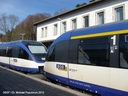 Bayerische Oberlandbahn BOB Dokumentationszentrum fr Europische Eisenbahnforschung DEEF Dr. Michael Populorum