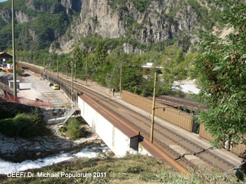 Eisenbahnarchologische Wanderung von Bozen ber Kardaun, Blumau, Atzwang nach Waidbruck. DEEF / Dr. Michael Populorum 2011