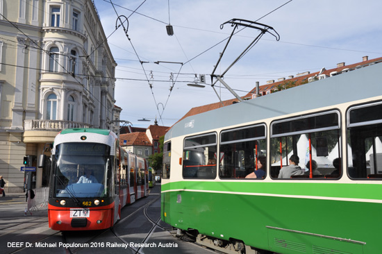graz strassenbahn tram pnv bild picture image foto