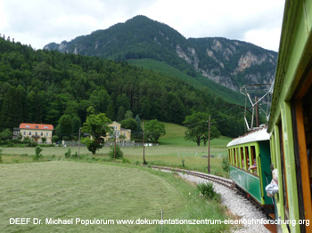 85 Jahre Personenverkehr Hllentalbahn / Lokalbahn Payerbach-Hirschwang. DEEF / Dr. Michael Populorum, Salzburg/Austria