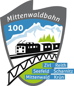 100 Jahre Mittenwaldbahn 2012. Logo des Veranstalters, Quelle Gnter Denoth. DEEF/Dr. Populorum 2011