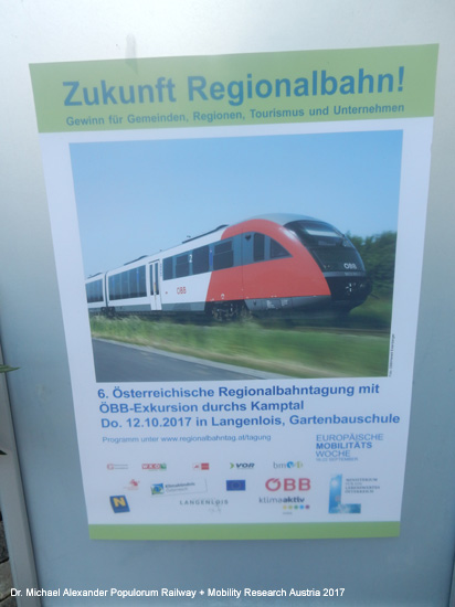 regionalbahntagung 2017 langenlois ffentlicher verkehr eisenbahn