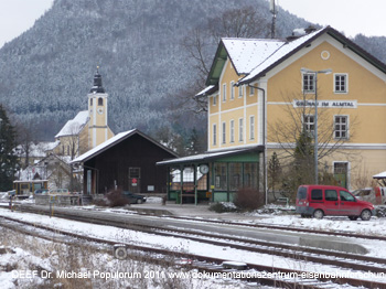 Eisenbahn-Exkursion mit der Almtalbahn. DEEF / Dr. Michael Populorum. www.dokumentationszentrum-eisenbahnforschung.org