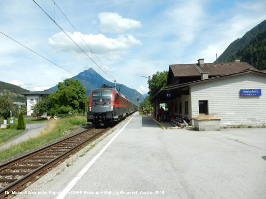 arlbergbahn imsterberg tirol railjet
