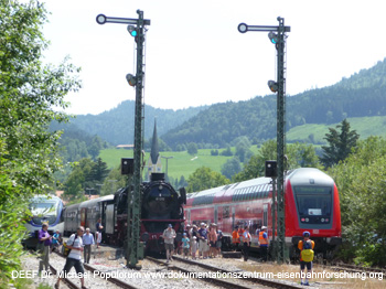100 Jahre Bahnstrecke Schliersee - Fischbachau - Bayrischzell. DEEF / Dr. Michael Populorum 2011