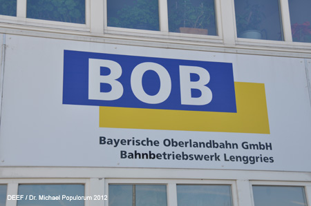 Bayerische Oberlandbahn BOB Dokumentationszentrum für Europäische Eisenbahnforschung DEEF Dr. Michael Populorum