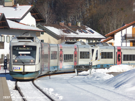Bayerische Oberlandbahn Tegernsee Bahn BOB Dr. Michael Populorum DEEF