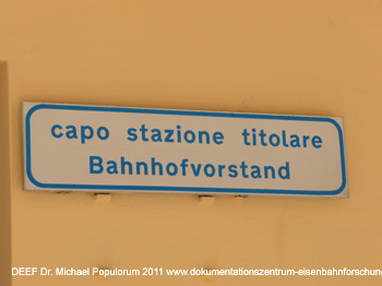 Brennerbahn  - auf den Spuren der alten Brennerbahn vom Brenner bis nach Gossensa. Dr. Michael Populorum, Chefredakteur DEEF Dokumentationszentrum fr Europische Eisenbahnforschung 2011
