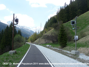 Brennerbahn  - auf den Spuren der alten Brennerbahn vom Brenner bis nach Gossensa. Dr. Michael Populorum, Chefredakteur DEEF Dokumentationszentrum fr Europische Eisenbahnforschung 2011