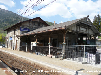 Brennerbahn  - auf den Spuren der alten Brennerbahn vom Brenner bis nach Gossensa. Dr. Michael Populorum, Chefredakteur DEEF Dokumentationszentrum fr Europische Eisenbahnforschung 2011