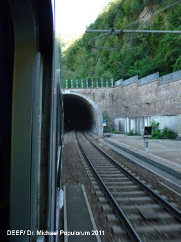 Eisenbahnarchologische Wanderung von Bozen ber Kardaun, Blumau, Atzwang nach Waidbruck. DEEF / Dr. Michael Populorum 2011