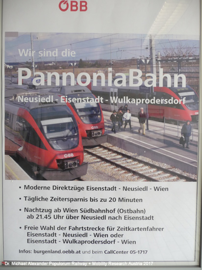 pannoniabahn eisenbahn parndorf neusiedl am see eisenstadt wulkaprodersdorf burgenland
