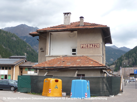 Fleimstalbahn Relikte Predazzo Cavalese Castello di Fiemme Trentino; Dr. Michael Populorum / DEEF