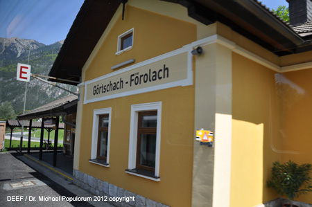 Gailtalbahn Arnoldstein Kötschach-Mauthen. DEEF / Dr. Michael Populorum copyright 2012