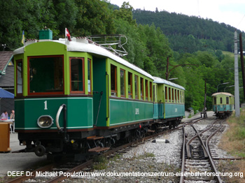 85 Jahre Personenverkehr Höllentalbahn / Lokalbahn Payerbach-Hirschwang. DEEF / Dr. Michael Populorum, Salzburg/Austria