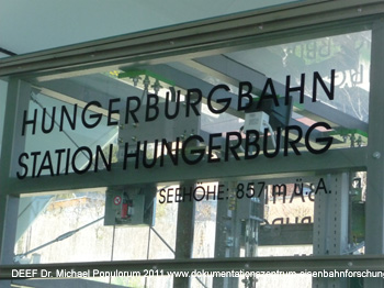 Die neue Hungerburgbahn in Innsbruck. DEEF/Dr. Michael Populorum, Dokumentationszentrum für Europäische Eisenbahnforschung.