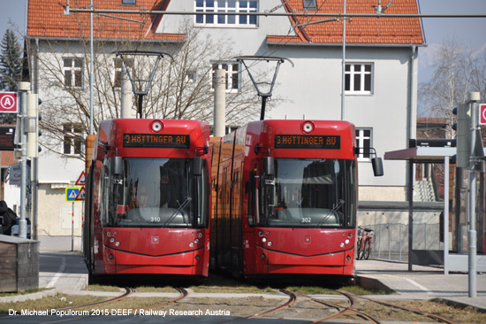 Strassenbahn Innsbruck Linie 3 Verlängerung Höttinger Au foto bild picture image