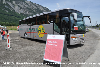 Tag der offenen Baustelle Unterinntalbahn Stans 2011. DEEF / Dr. Michael Populorum 2011