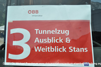 Tag der offenen Baustelle Unterinntalbahn Stans 2011. DEEF / Dr. Michael Populorum 2011