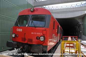 Tag der offenen Baustelle Unterinntalbahn Stans 2011. DEEF / Dr. Michael Populorum 2011