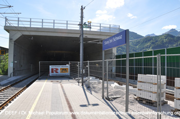 Tag der offenen Baustelle Unterinntalbahn Stans 2011. DEEF / Dr. Michael Populorum 2011