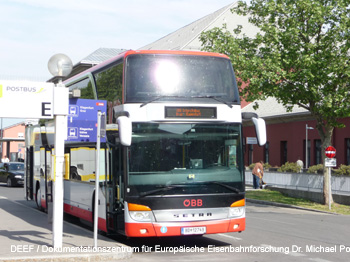 ÖBB Intercitybus Graz-Klagenfurt als Vorab-SEV der Koralmbahn. DEEF/Dr. Populorum 2011