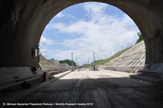 koralmbahn baustelle tunnel lind stein draubrcke