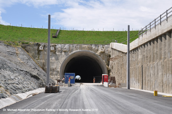 koralmbahn baustelle tunnel lind stein draubrcke
