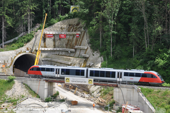 koralmbahn baustelle tunnel lind stein draubrcke