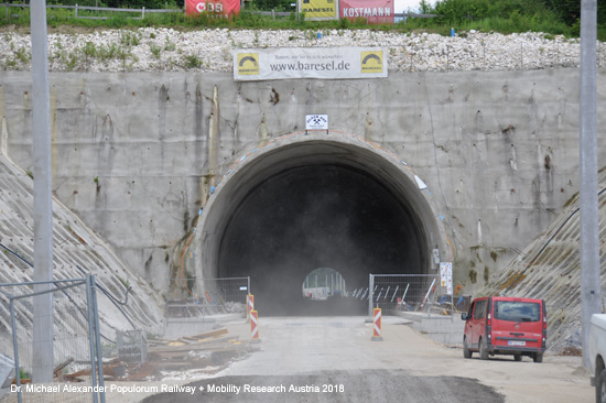 koralmbahn baustelle tunnel lind stein draubrcke