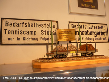 Das Tiroler Localbahnmuseum Innsbruck. DEEF - Dokumentationszentrum fr Europische Eisenbahnforschung / Dr. Populorum