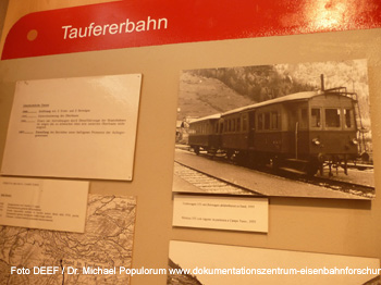 Das Tiroler Localbahnmuseum Innsbruck. DEEF - Dokumentationszentrum fr Europische Eisenbahnforschung / Dr. Populorum