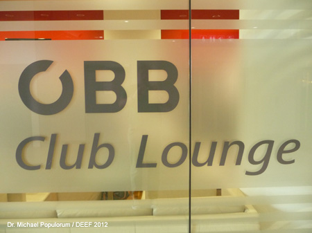 ÖBB Club Lounge Dr. Michael Populorum / DEEF 2012