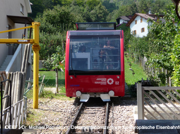 DEEF / Dr. Michael Populorum: Bericht Mendelbahn in Kaltern, Sdtirol