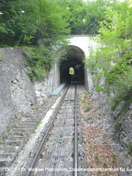 DEEF / Dr. Michael Populorum: Bericht Mendelbahn in Kaltern, Sdtirol