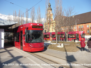 Exkursion Innsbrucker Mittelgebirgsbahn. Eine Fahrt mit dem Igler zum Patscherkofel. DEEF / Dr. Michael Populorum