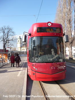 Exkursion Innsbrucker Mittelgebirgsbahn. Eine Fahrt mit dem Igler zum Patscherkofel. DEEF / Dr. Michael Populorum
