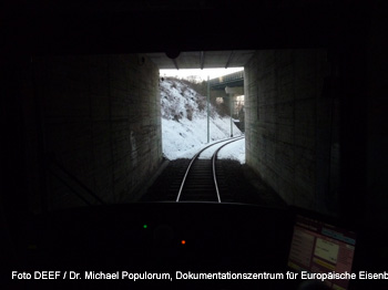 Exkursion Innsbrucker Mittelgebirgsbahn. Eine Fahrt mit dem Igler zum Patscherkofel. DEEF / Dr. Michael Populorum