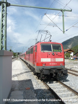 Mittenwaldbahn / Karwendelbahn Tirol/Bayern. DEEF/Dr. Populorum