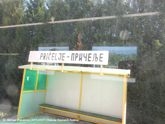 Eisenbahnstrecke Podgorica - Niksic Montenegro Danilovgrad. foto bild picture DEEF Dr. Michael Populorum