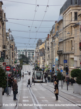 Tramway de Nancy. Foto DEEF / Dr. Michael Populorum, Dokumentationszentrum fr Europische Eisenbahnforschung