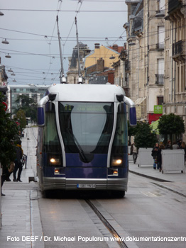 Tramway de Nancy. Foto DEEF / Dr. Michael Populorum, Dokumentationszentrum fr Europische Eisenbahnforschung