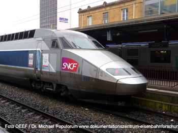 Tramway de Nancy. Foto DEEF / Dr. Michael Populorum, Dokumentationszentrum fr Europische Eisenbahnforschung