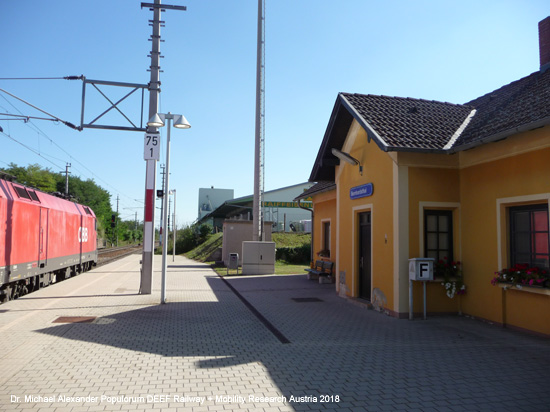 Nordbahn Eisenbahn Österreich Wien Deutsch Wagram Gänserndorf Angern