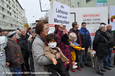 Verkehr in Salzburg, Demo Lehen gegen Abgashorror