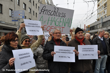 Verkehr in Salzburg, Demo Lehen gegen Abgashorror