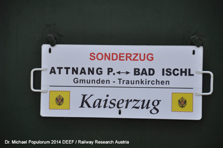 foto bild image picture Kaiserzug Bad Ischl Dampfzug DEEF Dr. Michael Populorum