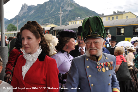 foto bild image picture Kaiserzug Bad Ischl Dampfzug DEEF Dr. Michael Populorum