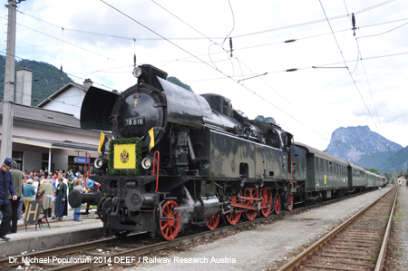 foto bild image picture Kaiserzug Bad Ischl Dampfzug DEEF Dr. Michael Populorum